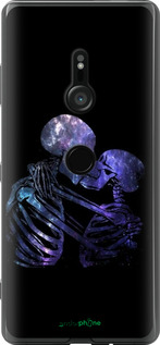 Силіконовий чехол Із зображенням скелета для Sony Xperia XZ3 H9436 - 6537u-1540 изображение 