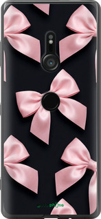 Силиконовый чехол Coquette Ribbons Dark Coquette для Sony Xperia XZ3 H9436 - 6767u-1540 изображение 