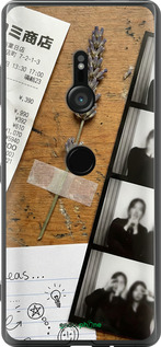 Силиконовый чехол Aesthetic Scrapbook Collage для Sony Xperia XZ3 H9436 - 6773u-1540 изображение 