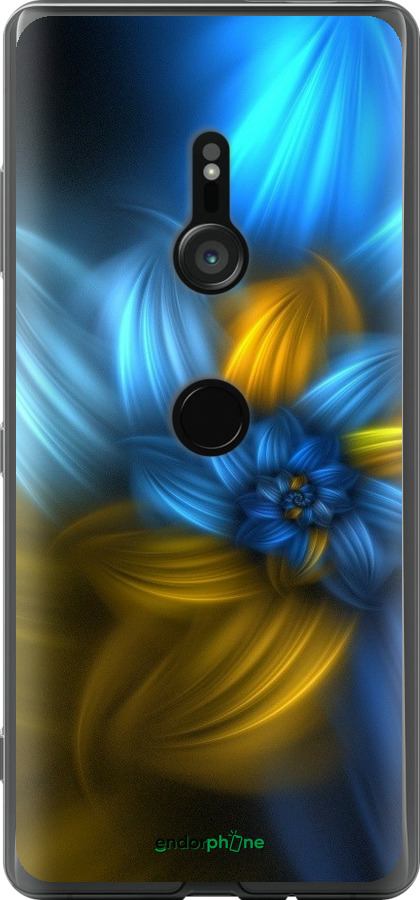 

Силіконовий чохол "Візерунок 46" для Sony Xperia XZ3 H9436, Синій