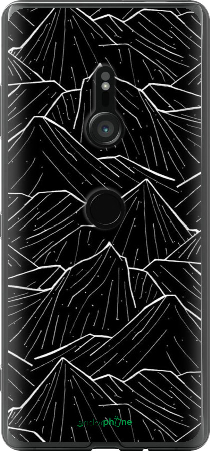 Силіконовий чехол Із зображенням Темних гір для Sony Xperia XZ3 H9436 - 6489u-1540 изображение 