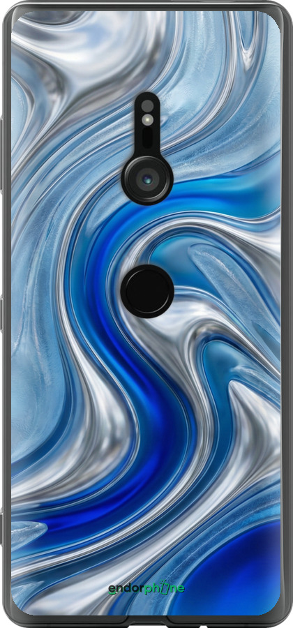 Силиконовый чехол Liquid Chrome для Sony Xperia XZ3 H9436 - 6781u-1540 изображение 