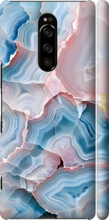3D пластиковый матовый чехол Мрамор для Sony Xperia 1 J9110 - 6306m-1760 изображение 
