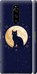 3D пластиковий матовий чехол Cute Cat Celestial/Witchy для Sony Xperia 1 J9110 - 6787m-1760 изображение 