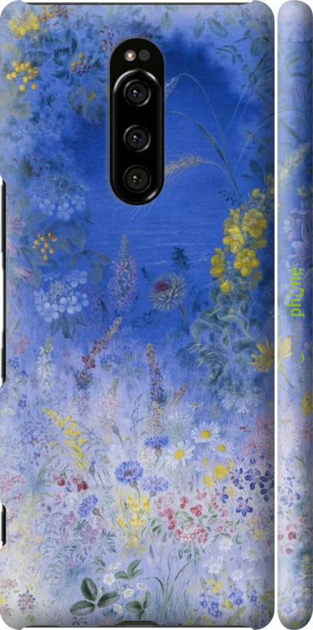 3D пластиковый матовый чехол Билокур для Sony Xperia 1 J9110 - 5908m-1760 изображение 