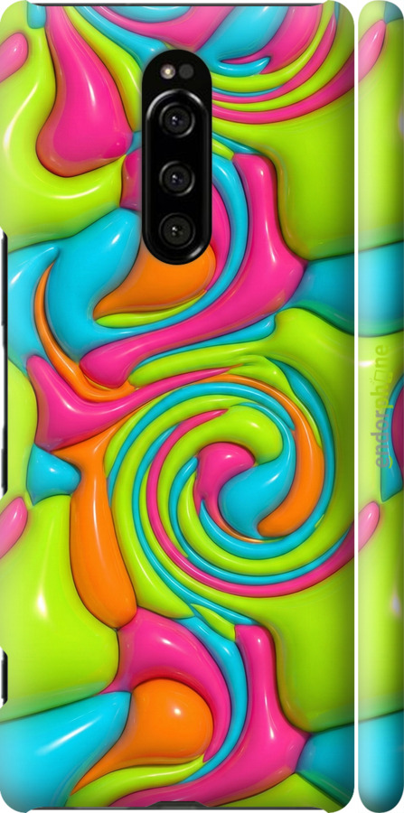 3D пластиковый матовый чехол Y2K Jelly Dream для Sony Xperia XZ4 - 6780m-1623 изображение 