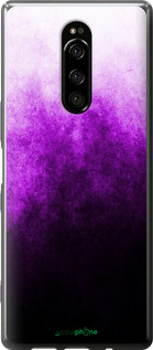 Силиконовый чехол Абстрактная композиция в фиолетовых тонах для Sony Xperia 1 J9110 - 6478u-1760 изображение 