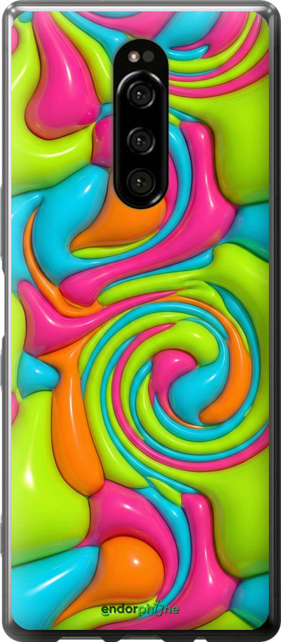 Силіконовий чехол Y2K Jelly Dream для Sony Xperia 1 J9110 - 6780u-1760 изображение 