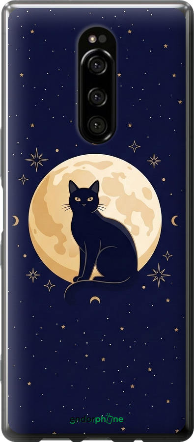Силіконовий чехол Cute Cat Celestial/Witchy для Sony Xperia XZ4 - 6787u-1623 изображение 