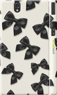 3D пластиковый матовый чехол Dark Coquette для Sony Xperia Z C6602 - 6765m-40 изображение 