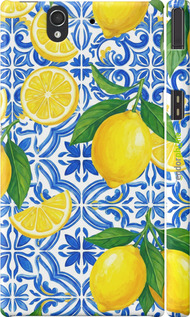 3D пластиковый матовый чехол Grocery Girl Italian Summer для Sony Xperia Z C6602 - 6766m-40 изображение 