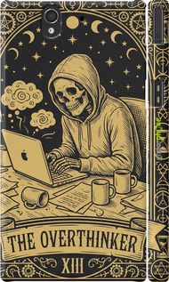 3D пластиковый матовый чехол The Overthinker для Sony Xperia Z C6602 - 6774m-40 изображение 