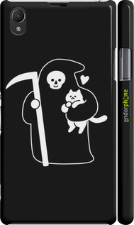 3D пластиковий матовий чехол Із зображенням Котів для Sony Xperia Z1 C6902 - 6485m-38 изображение 