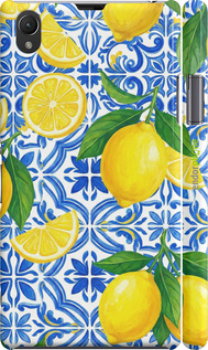 3D пластиковый глянцевый чехол Grocery Girl Italian Summer для Sony Xperia Z1 C6902 - 6766c-38 изображение 