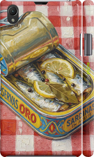 3D пластиковый матовый чехол 'Vintage Sardine Tin Phone' для Sony Xperia Z1 C6902 изображение 1