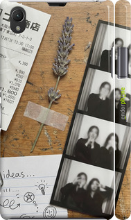 3D пластиковый матовый чехол 'Aesthetic Scrapbook Collage' для Sony Xperia Z1 C6902 изображение 7