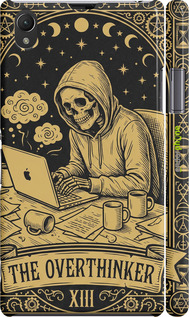 3D пластиковый матовый чехол The Overthinker для Sony Xperia Z1 C6902 - 6774m-38 изображение 