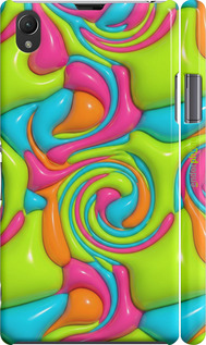 3D пластиковий глянцевий чехол Y2K Jelly Dream для Sony Xperia Z1 C6902 - 6780c-38 изображение 