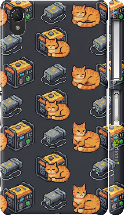 3D пластиковый матовый чехол Autonomous Zone для Sony Xperia Z2 D6502/D6503 - 6771m-43 изображение 