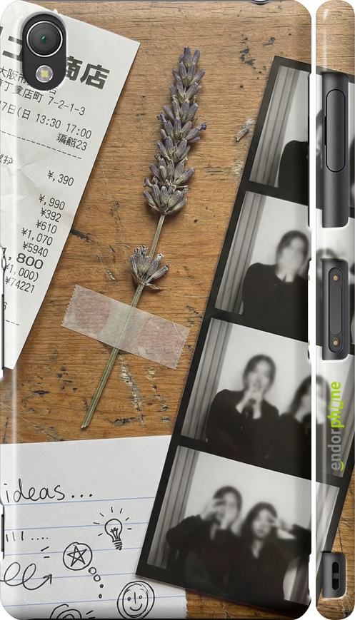 3D пластиковый глянцевый чехол Aesthetic Scrapbook Collage для Sony Xperia Z3 dual D6633 - 6773c-59 изображение 