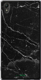 Силиконовый чехол Черный мрамор v2 для Sony Xperia Z3+ Dual E6533 - 5568u-165 изображение 