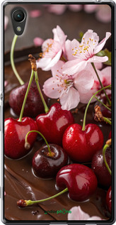 Силіконовий чехол Вишня у шоколаді для Sony Xperia Z3+ Dual E6533 - 6698u-165 изображение 