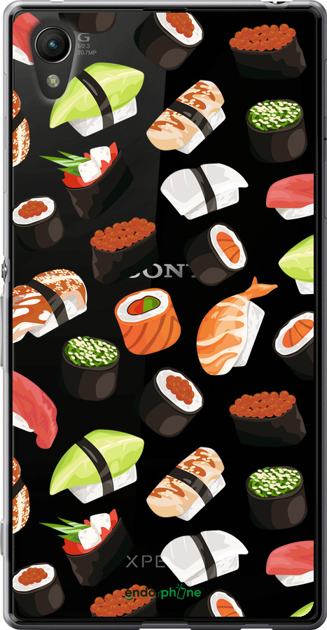 Силіконовий чехол Суші для Sony Xperia Z3+ Dual E6533 - 4404u-165 изображение 