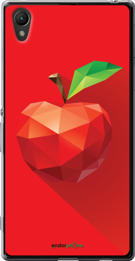 Силіконовий чехол Яблуко для Sony Xperia Z3+ Dual E6533 - 4696u-165 изображение 