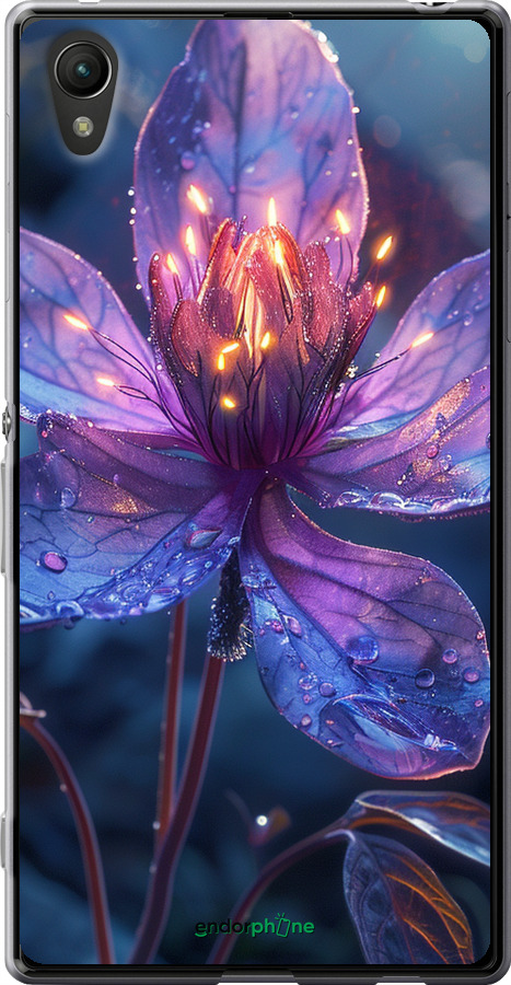 Силиконовый чехол Магический цветок для Sony Xperia Z3+ Dual E6533 - 6038u-165 изображение 