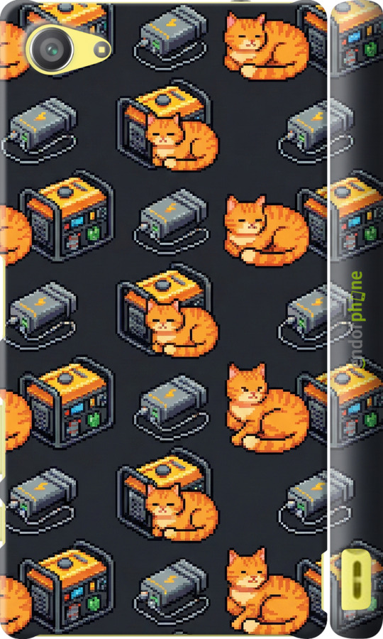 3D пластиковый матовый чехол Autonomous Zone для Sony Xperia Z5 Compact E5823 - 6771m-322 изображение 