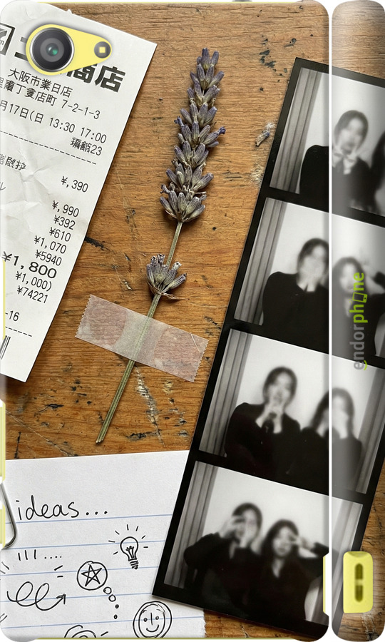 3D пластиковый глянцевый чехол Aesthetic Scrapbook Collage для Sony Xperia Z5 Compact E5823 - 6773c-322 изображение 