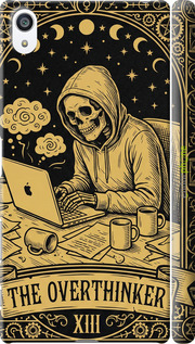 3D пластиковий глянцевий чехол The Overthinker для Sony Xperia Z5 Premium E6883 - 6774c-345 изображение 