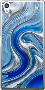 2D пластиковый чехол Liquid Chrome для Sony Xperia Z5 Premium E6883 - 6781t-345 изображение 