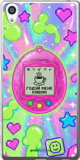 2D пластиковый чехол 'Y2K Aesthetic Retro Pet: Годуй мене кавою' для Sony Xperia Z5 Premium E6883 изображение 6