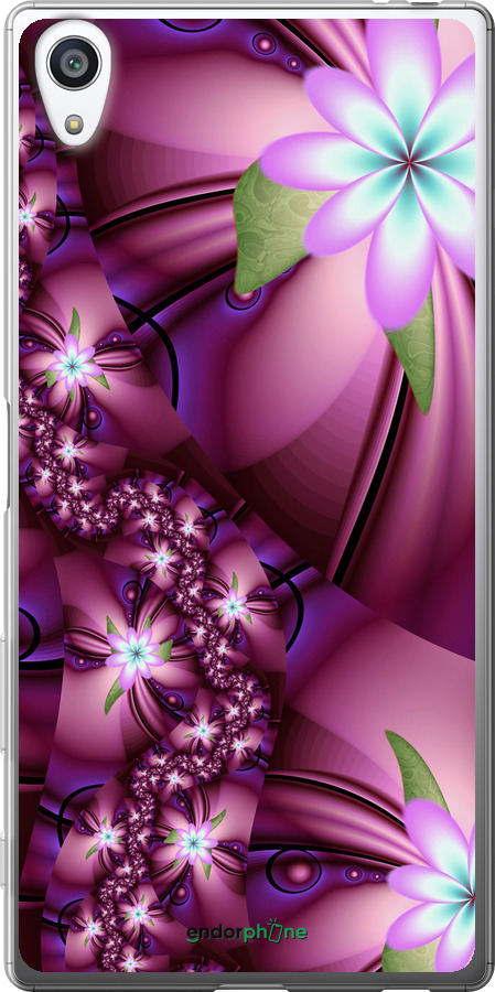 

2D пластиковий чохол "Квіткова мозаїка" для Sony Xperia Z5 Premium E6883, Рожевий