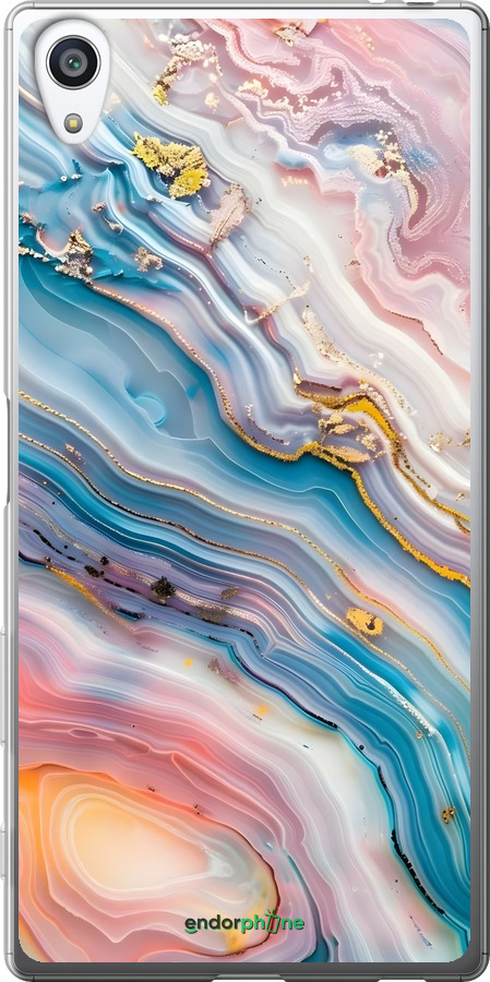 2D пластиковый чехол Мрамор красивый для Sony Xperia Z5 Premium E6883 - 6376t-345 изображение 