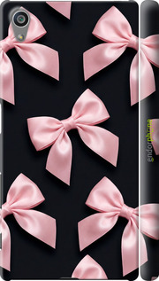 3D пластиковий матовий чехол Coquette Ribbons Dark Coquette для Sony Xperia Z5 E6633 - 6767m-274 изображение 