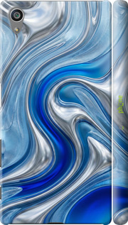 3D пластиковый матовый чехол Liquid Chrome для Sony Xperia Z5 E6633 - 6781m-274 изображение 