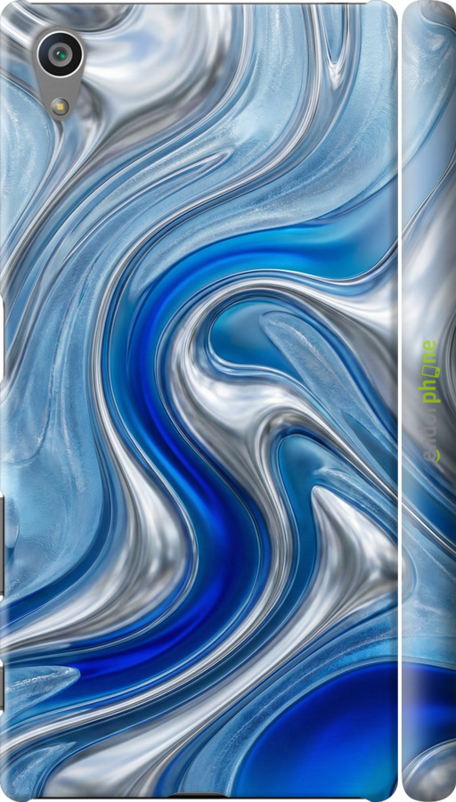 3D пластиковый матовый чехол Liquid Chrome для Sony Xperia Z5 E6633 - 6781m-274 изображение 
