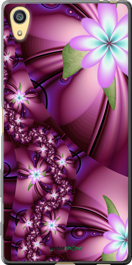

Силіконовий чохол "Квіткова мозаїка" для Sony Xperia Z5 E6633, Рожевий