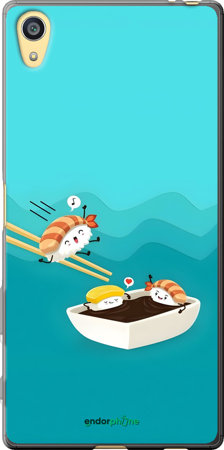 Силиконовый чехол Суши для Sony Xperia Z5 E6633 - 6354u-274 изображение 