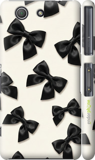 3D пластиковый глянцевый чехол Dark Coquette для Sony Xperia Z3 Compact D5803 - 6765c-277 изображение 