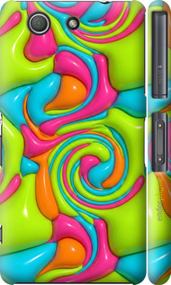 3D пластиковый глянцевый чехол 'Y2K Jelly Dream' для Sony Xperia Z3 Compact D5803 изображение 7