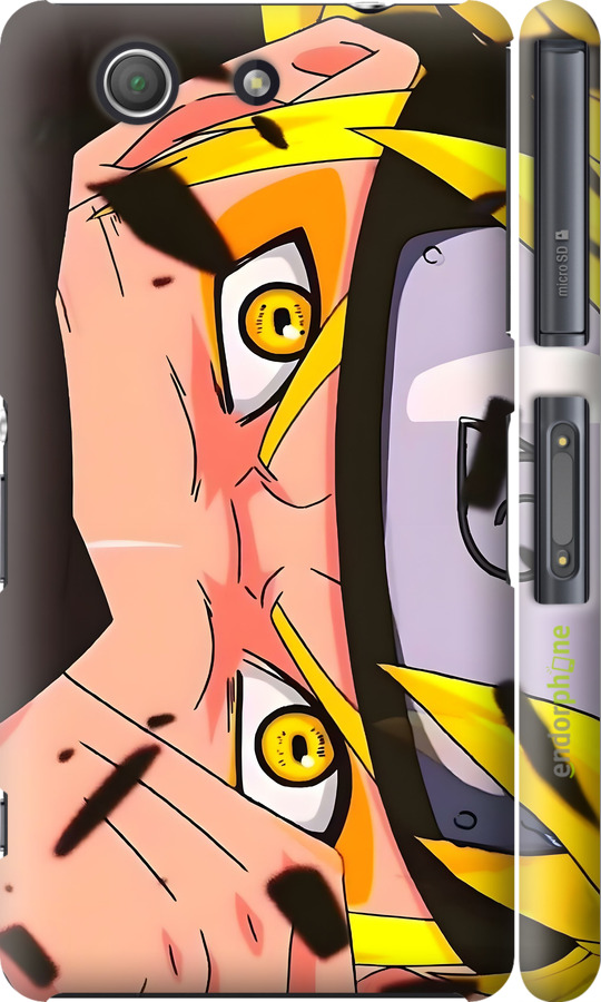 3D пластиковий глянцевий чехол Наруто 2 для Sony Xperia Z3 Compact D5803 - 6297c-277 изображение 