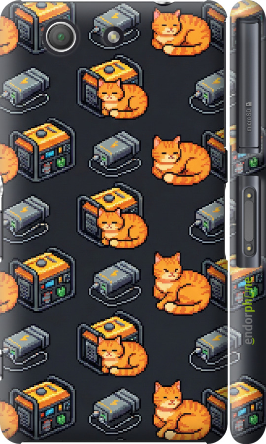 3D пластиковый глянцевый чехол Autonomous Zone для Sony Xperia Z3 Compact D5803 - 6771c-277 изображение 