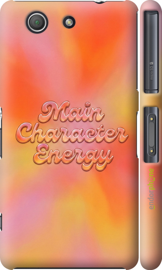 3D пластиковый глянцевый чехол Aura Gradient Main Character Energy Aesthetic Y2K для Sony Xperia Z3 Compact D5803 - 6783c-277 изображение 