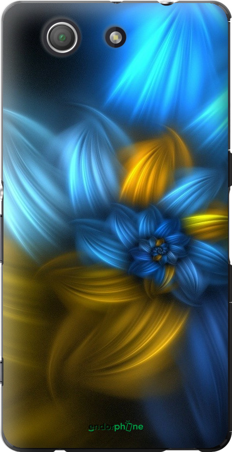 

Силіконовий чохол "Візерунок 46" для Sony Xperia Z3 Compact D5803, Синій