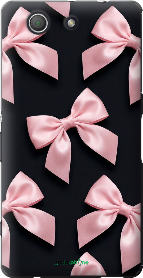 Силиконовый чехол Coquette Ribbons Dark Coquette для Sony Xperia Z3 Compact D5803 - 6767u-277 изображение 