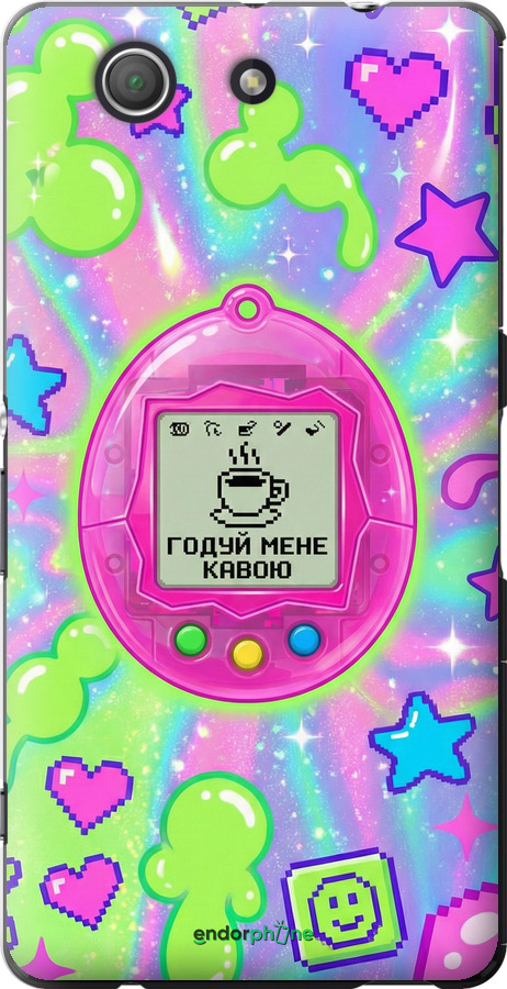 Силиконовый чехол Y2K Aesthetic Retro Pet: Годуй мене кавою для Sony Xperia Z3 Compact D5803 - 6784u-277 изображение 