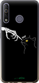 Силіконовий чехол Кішка для Tecno Camon 12 Air CC6 - 6505u-2389 изображение 
